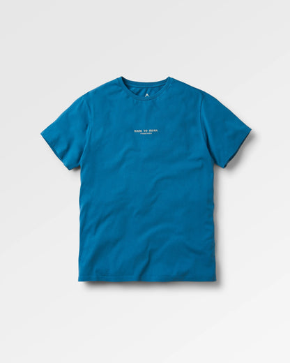 Sundown T-Shirt - Blue Steel - Flatlay