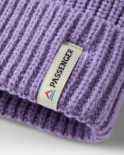 Compass Beanie - Purple Haze - Flatlay