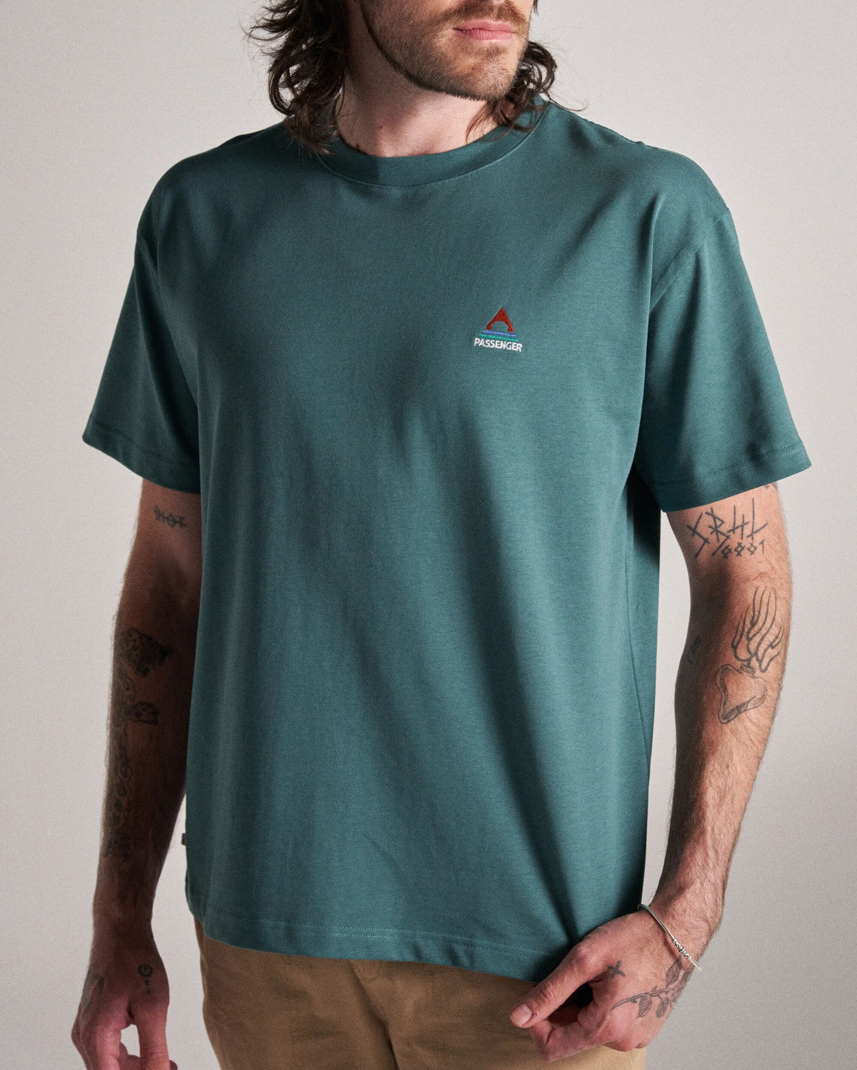 Vita Relaxed Fit T-Shirt - Deep Ocean - Studio Model