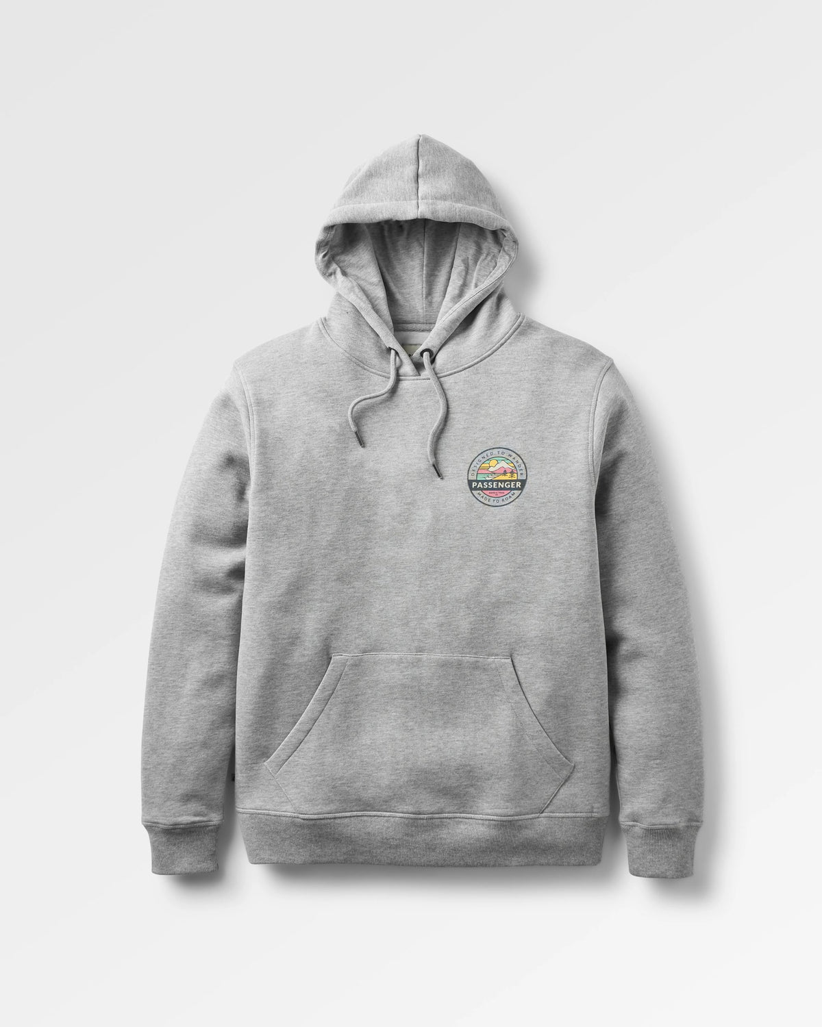 Odyssey Hoodie - Grey Marl - Flatlay
