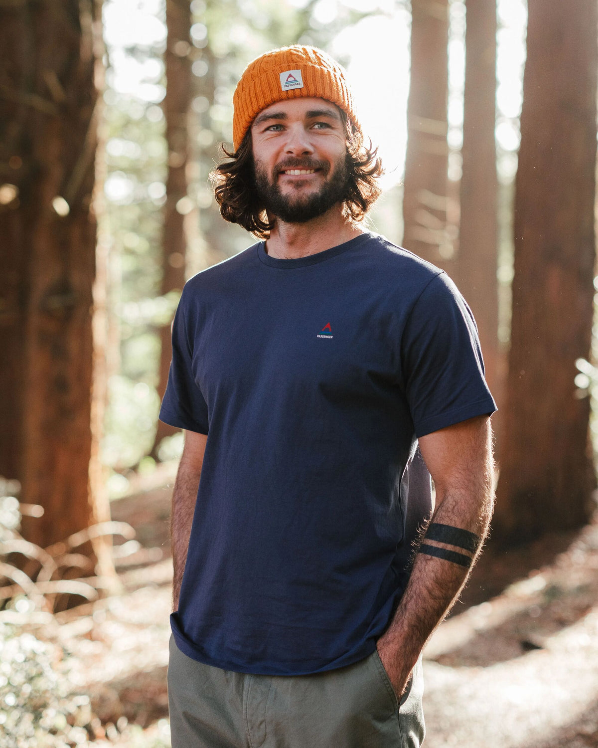 Classic Logo T-Shirt - Rich Navy - Lifestyle