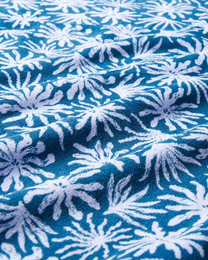 Travel Quick Dry Towel - Seaweed Blue Steel - Flatlay