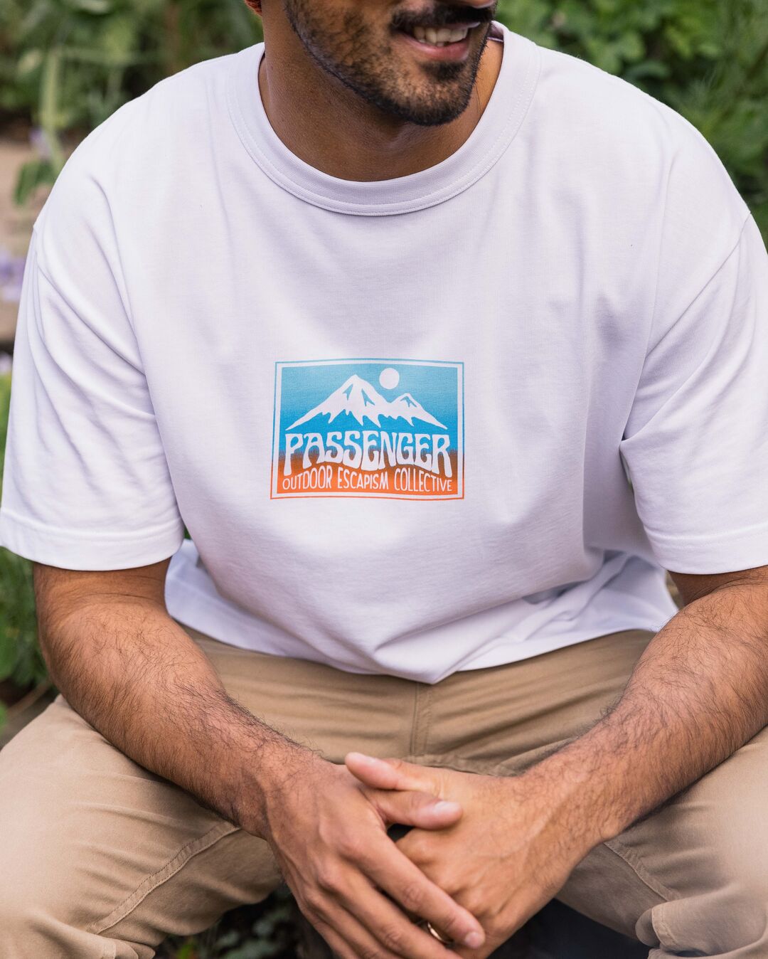 Grounded Relaxed Fit T-Shirt - White - Lifestyle