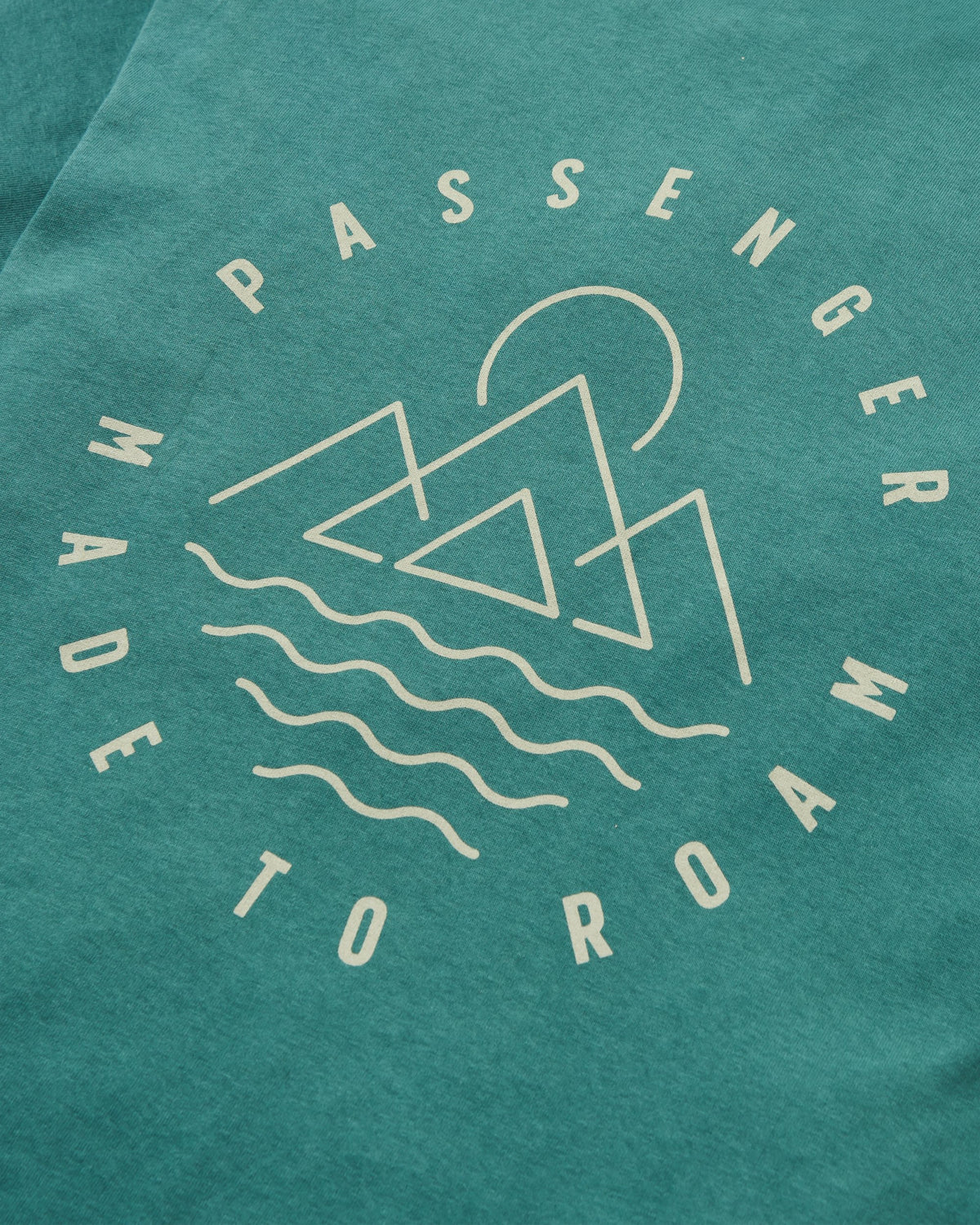 Escapism T-Shirt - Deep Ocean - Flatlay