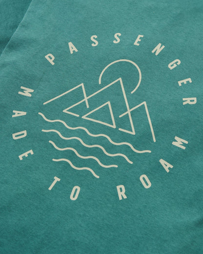 Escapism T-Shirt - Deep Ocean - Flatlay