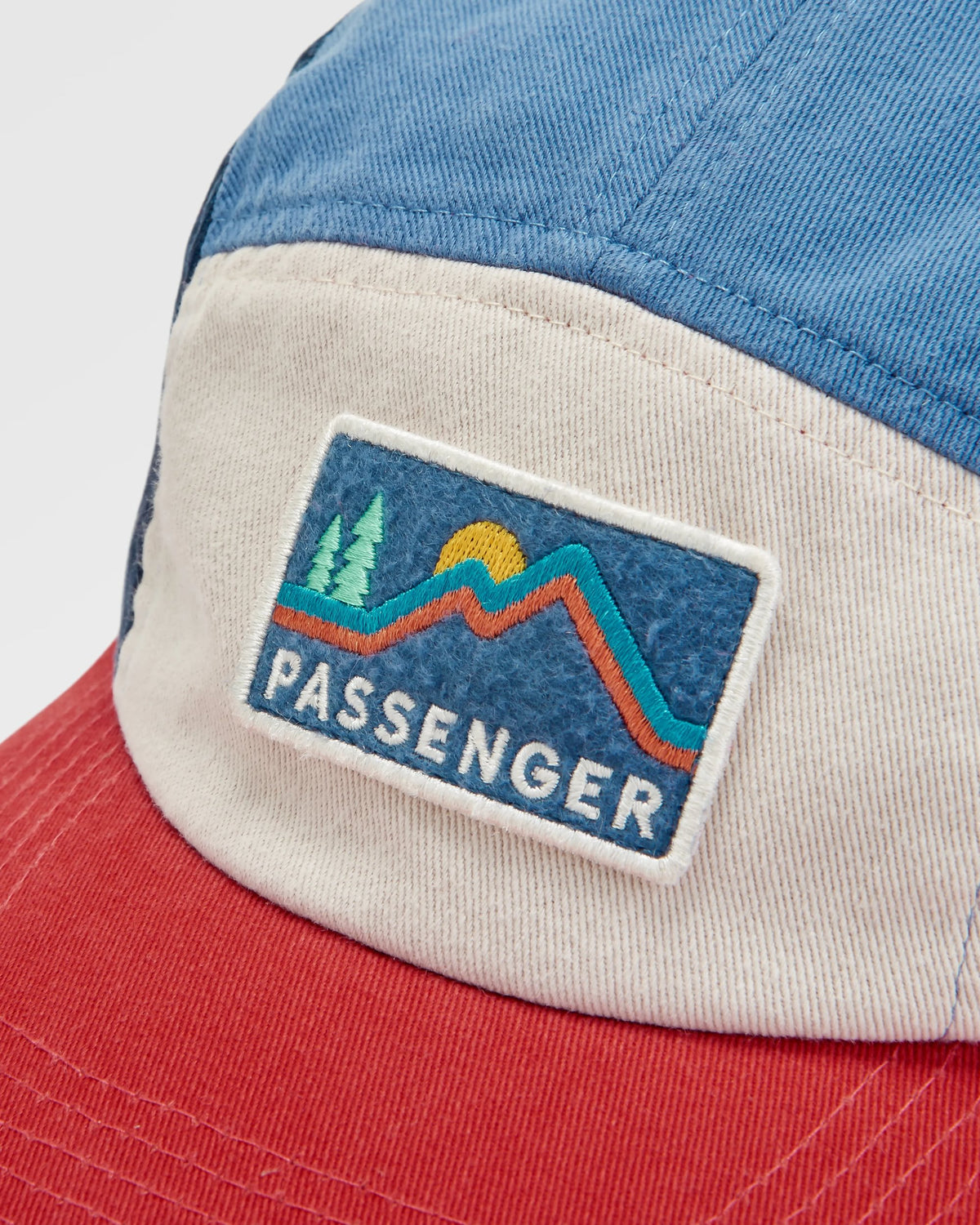 Made To Roam 5 Panel Cap - Moonlight Blue Multi - Flatlay