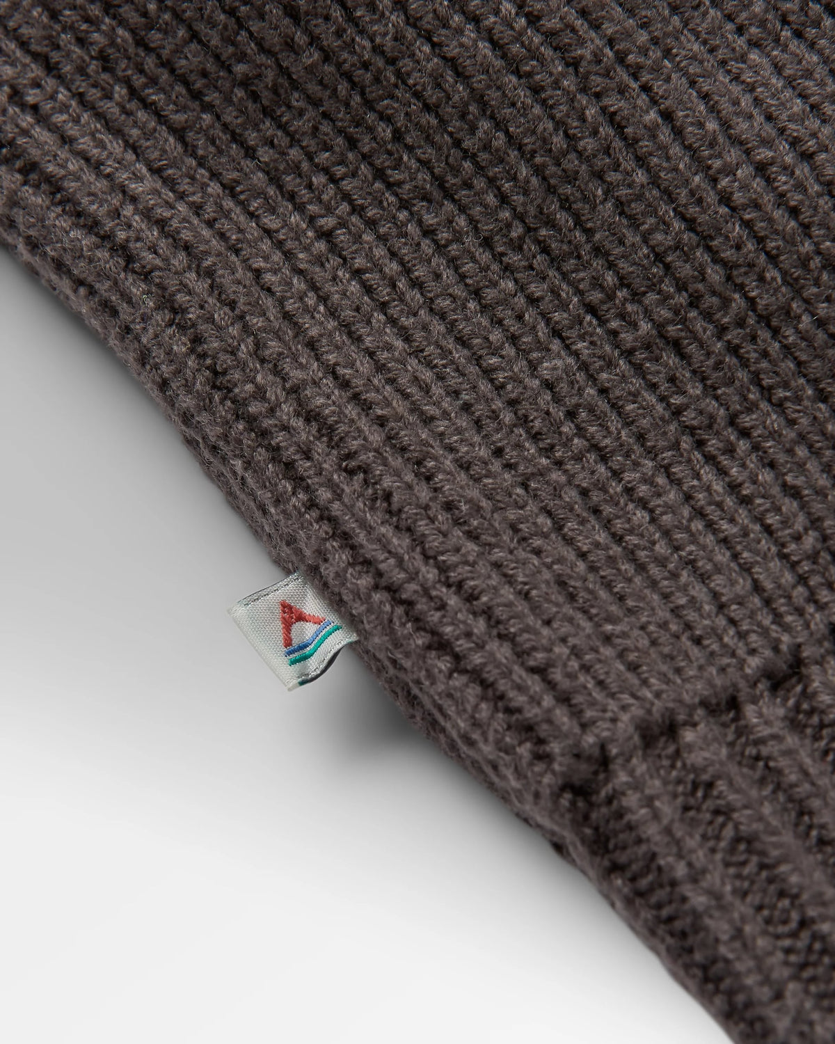 Moments Oversized Knitted Hoodie - Mustard Yellow Multi Stripe - Flatlay