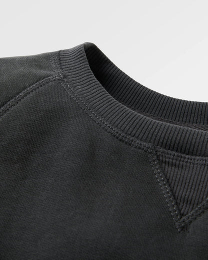 Roamer Men's Sweatshirt - Black - Flatlay