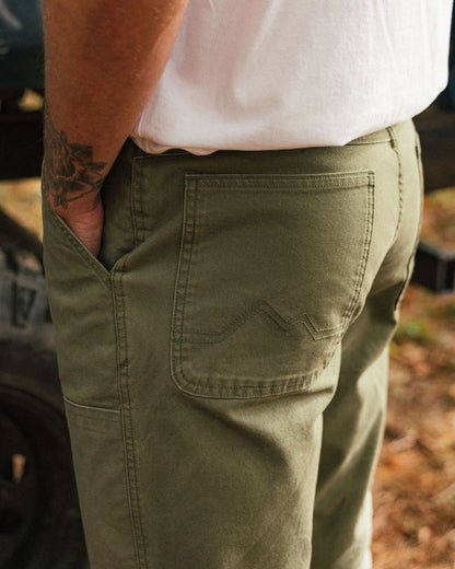 Vantage Cotton Canvas Trouser - Khaki - Lifestyle