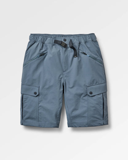 Stride Trail Short - Storm Grey - Flatlay