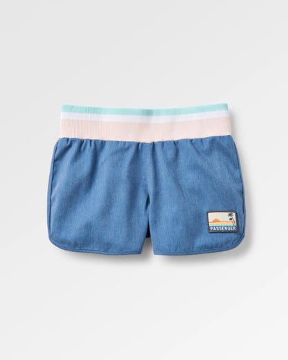 Explore All Purpose Short - Dark Denim - Flatlay