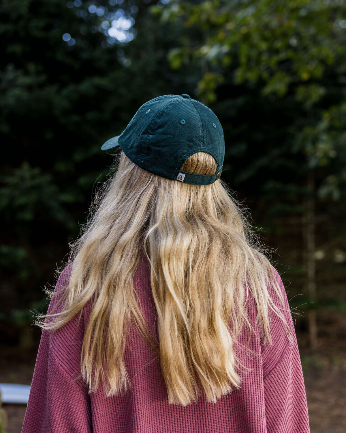 Fade Cord 6 Panel Cap - Deep Ocean - Lifestyle - Female