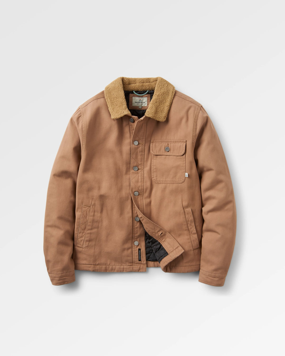 Falcon Cotton Jacket - Toffee - Flatlay