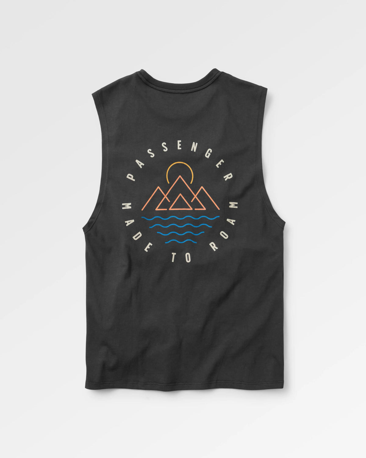 Escapism Vest - Black - Flatlay