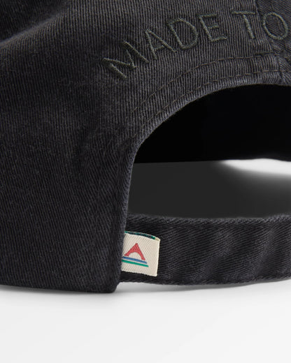 Byron Cap - Faded Black - Flatlay