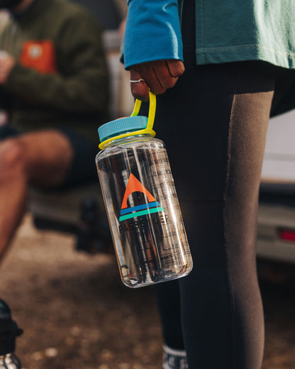 Nalgene 1L Wide Mouth Water Bottle - Clear - Clear - Lifestyle