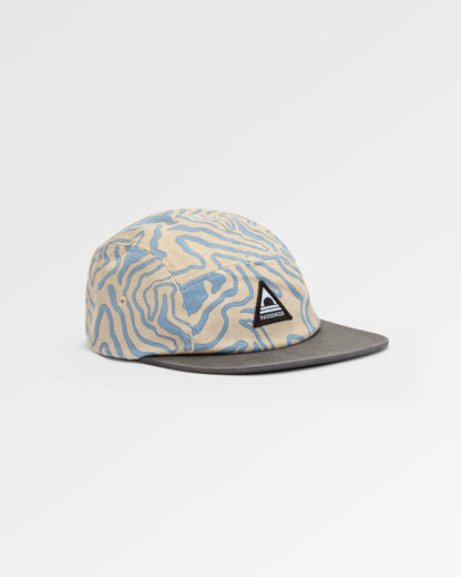 Coast 5 Panel Cap - Strata Swirl Birch - Flatlay