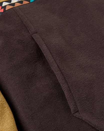 Woodlander Polartec® Fleece - Caramel/Espresso - Flatlay