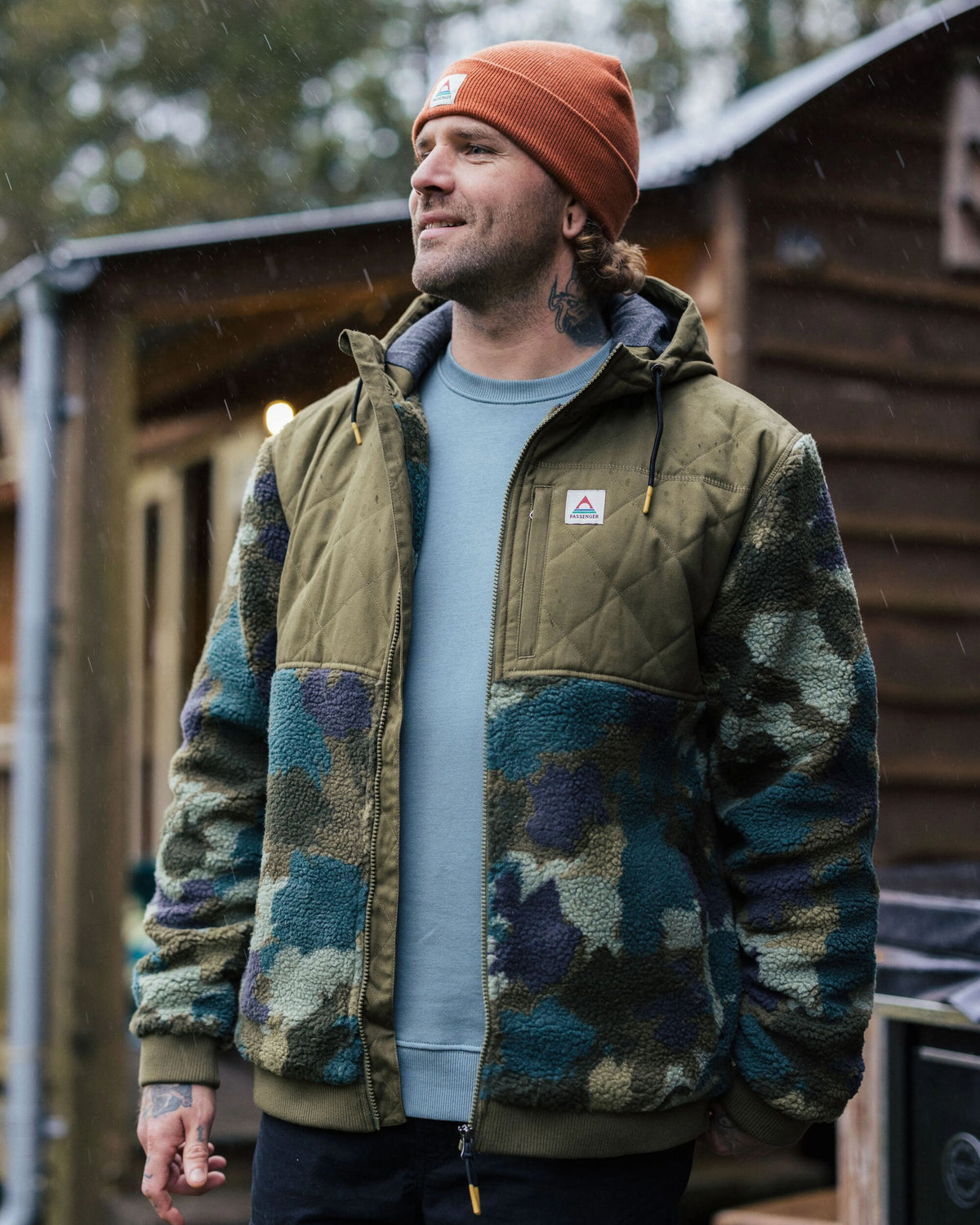 Adventure Deep-Pile Sherpa Fleece - Alpine Camo Khaki - Lifestyle