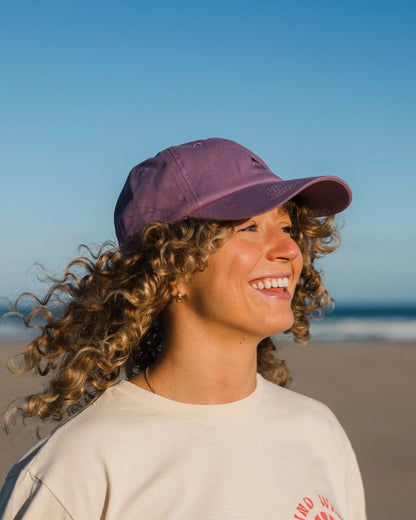 Classic 6 Panel Cap - Grape - Lifestyle - Female