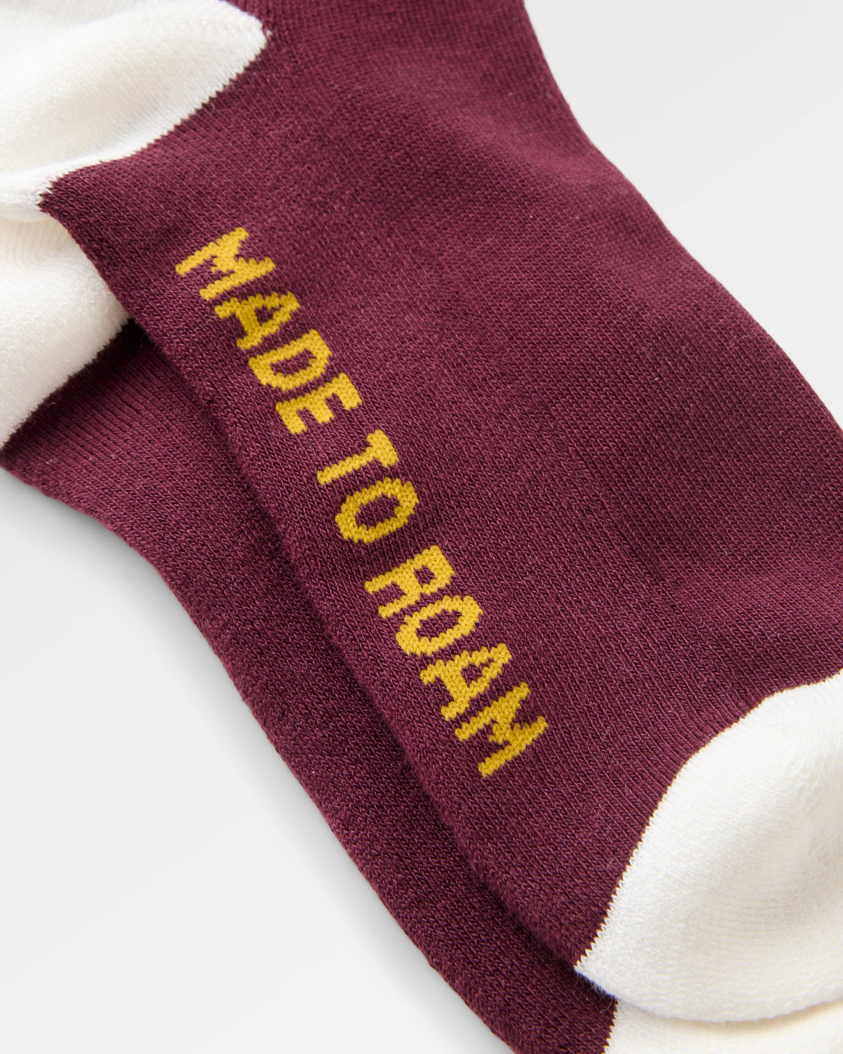 Classic Midweight Crew Socks - Brambleberry - Flatlay