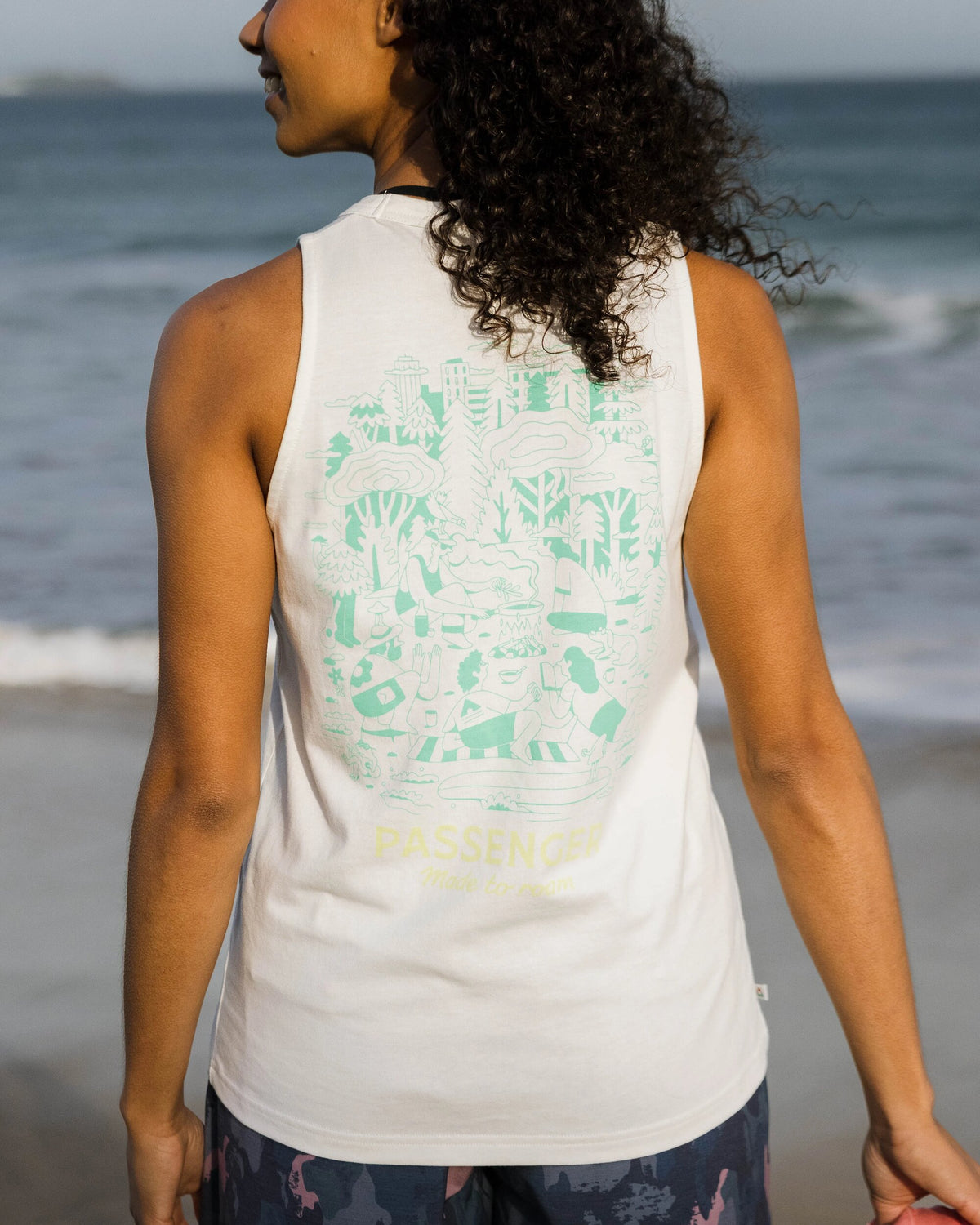Better Outside Cotton Vest - Marshmallow - Lifestyle