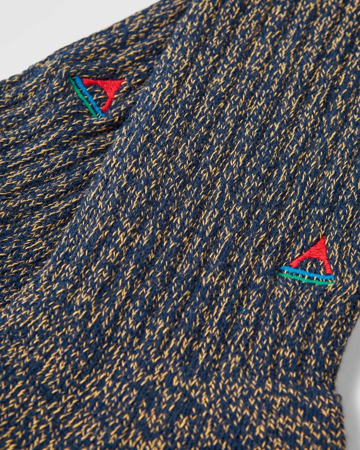 Thorne Men's Heavyweight Socks - Rich Navy - Flatlay