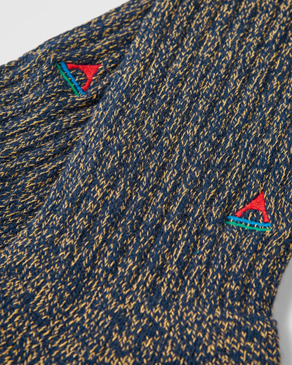 Thorne Men's Heavyweight Socks - Rich Navy - Flatlay