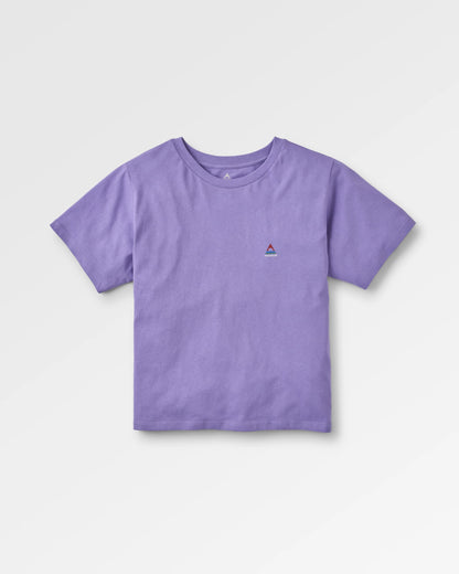 Classic T-Shirt - Retro Purple - Flatlay