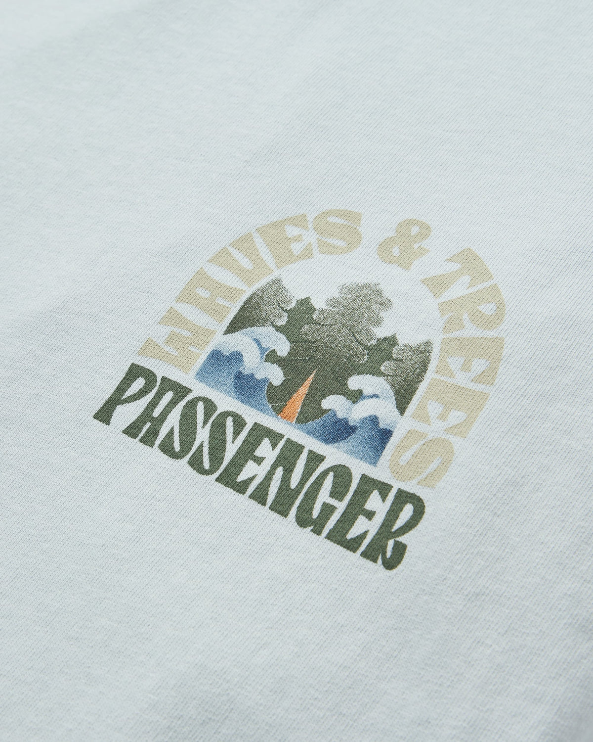 Outsiders T-Shirt - Ice Blue - Flatlay