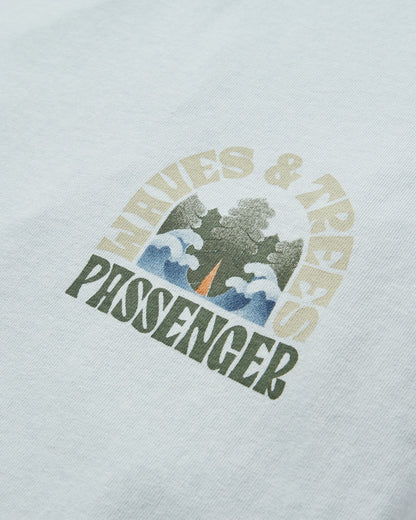 Outsiders T-Shirt - Ice Blue - Flatlay