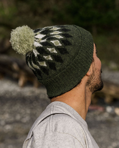 Snowdrop Bobble Hat - Khaki - Lifestyle - Male