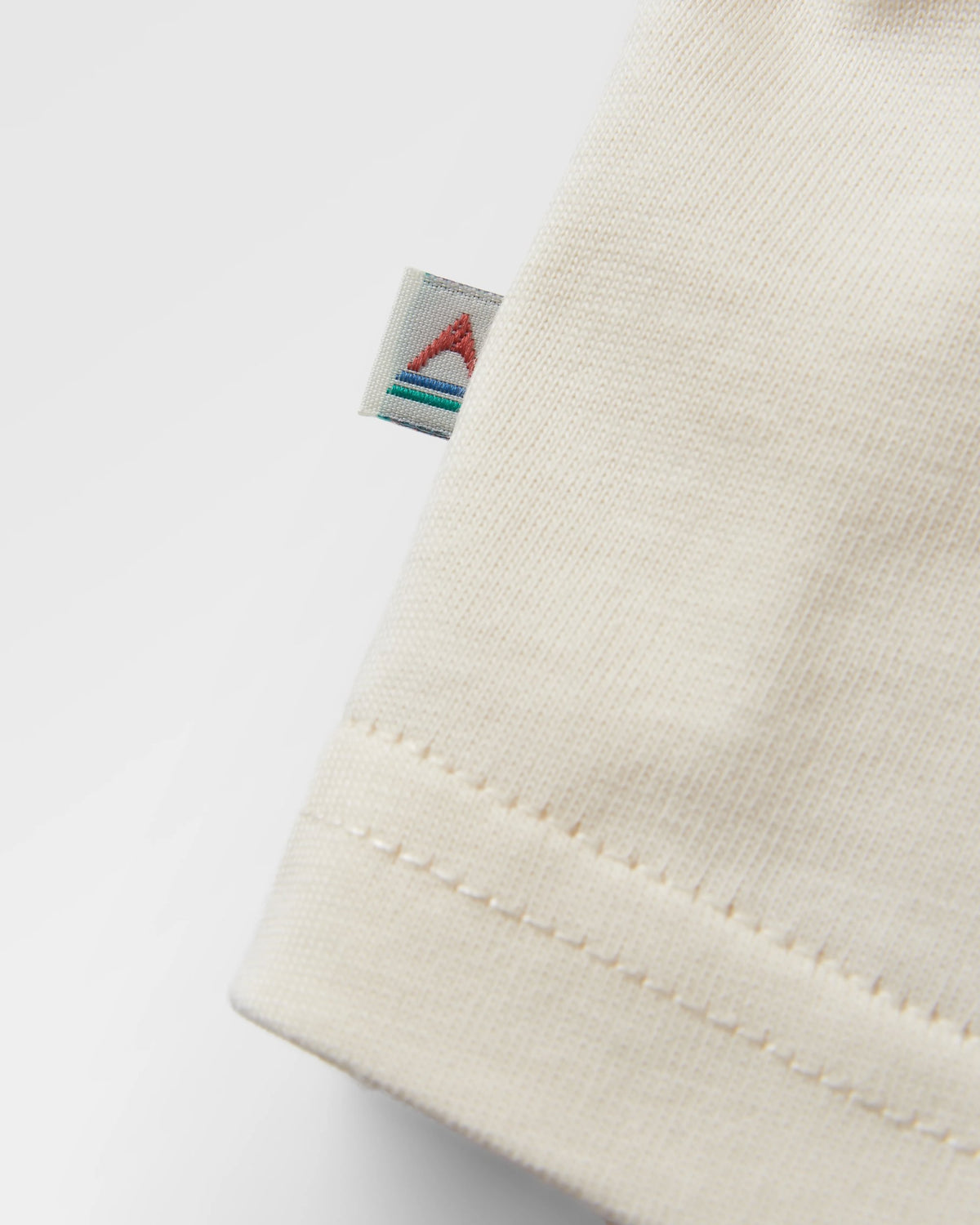 Waves & Trees  Cotton T-Shirt - Birch - Flatlay