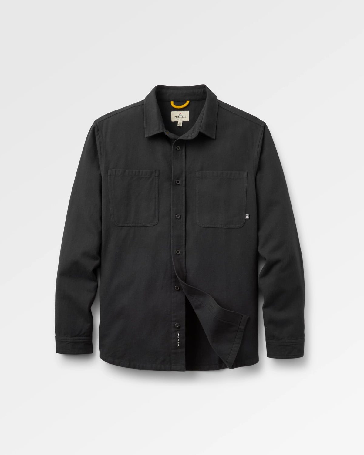 Backcountry Flannel Shirt - Black - Flatlay