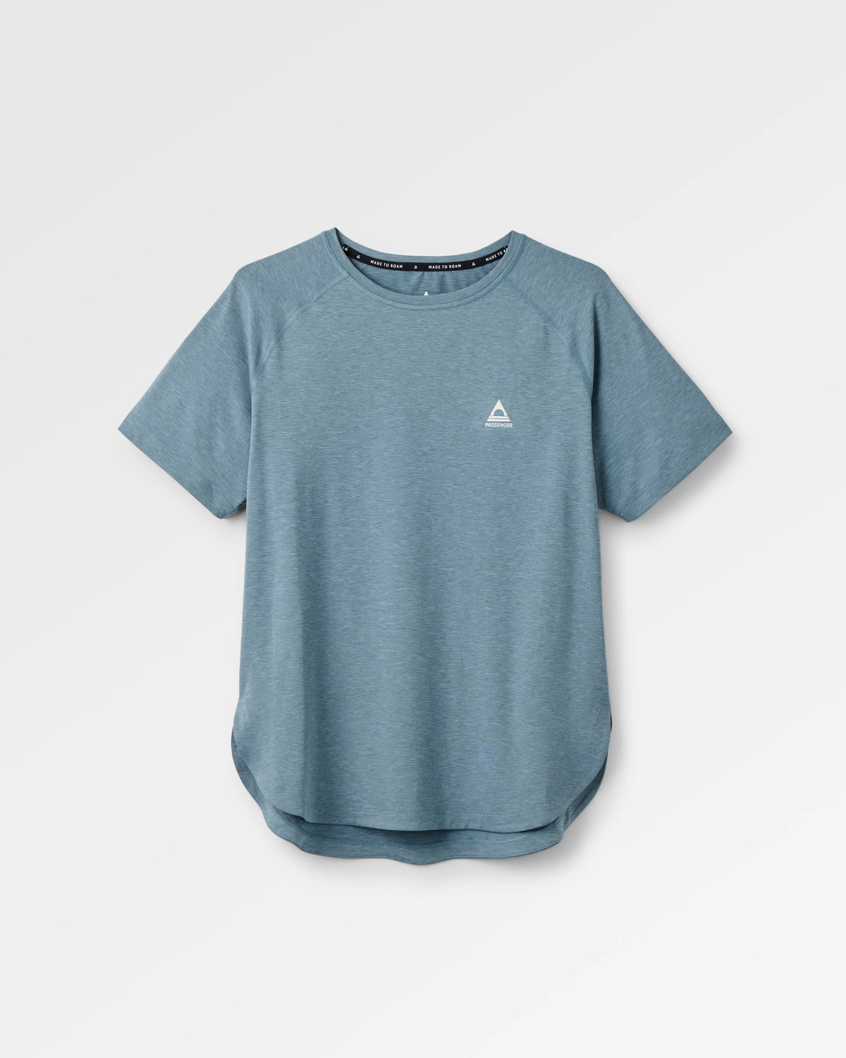 Sunvale Lightweight Surf T-Shirt - Storm Grey Marl - Flatlay