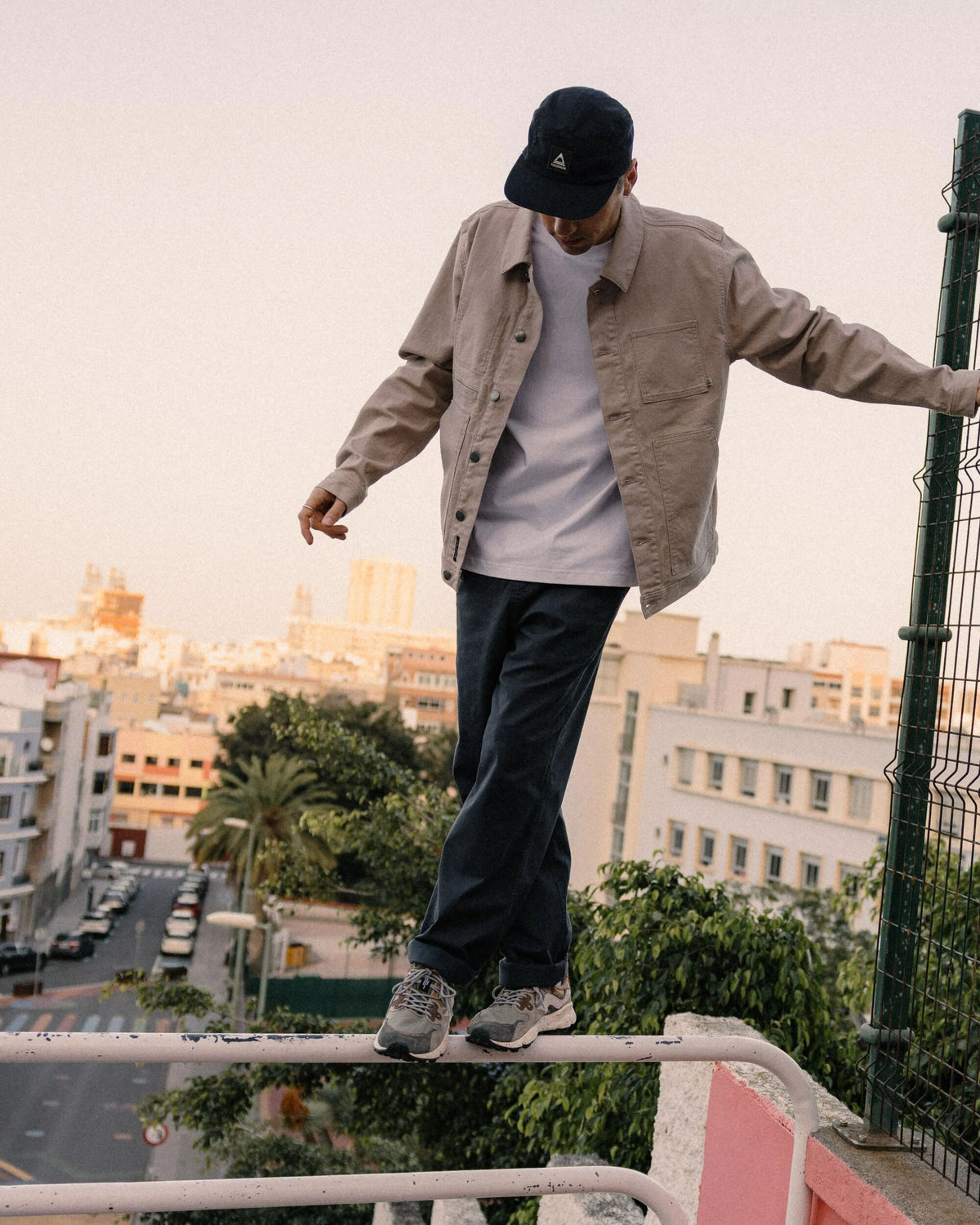 Vantage Cotton Canvas Jacket - Simply Taupe - Lifestyle