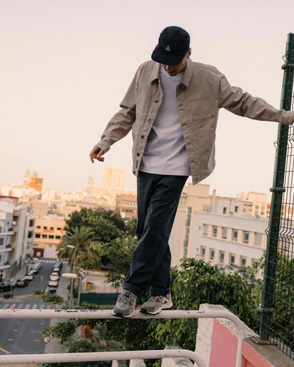 Vantage Cotton Canvas Jacket - Simply Taupe - Lifestyle
