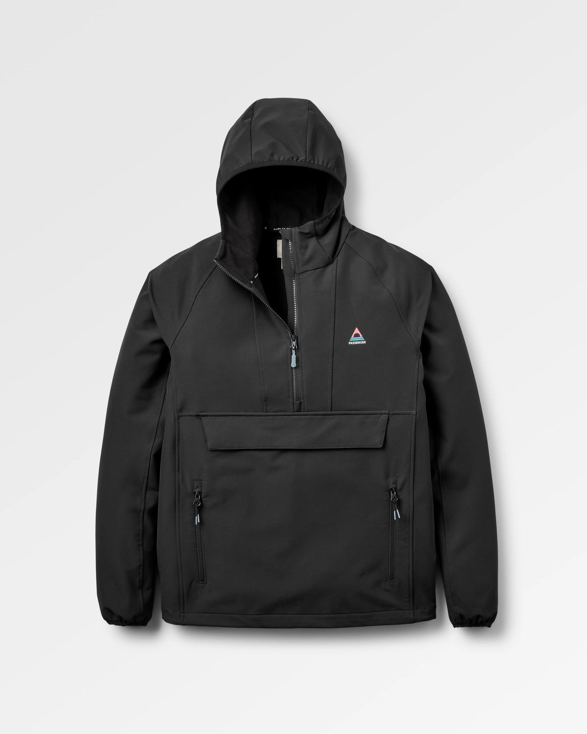 Roamer Softshell Anorak - Black - Flatlay