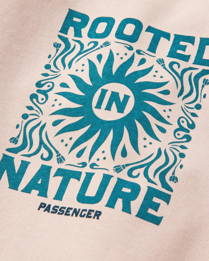 Rooted In Nature Hoodie - Peach Whip - Flatlay