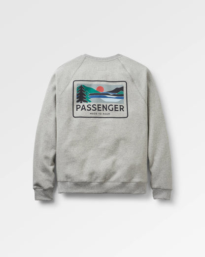 Roamer Men's Sweatshirt - Grey Marl - Flatlay