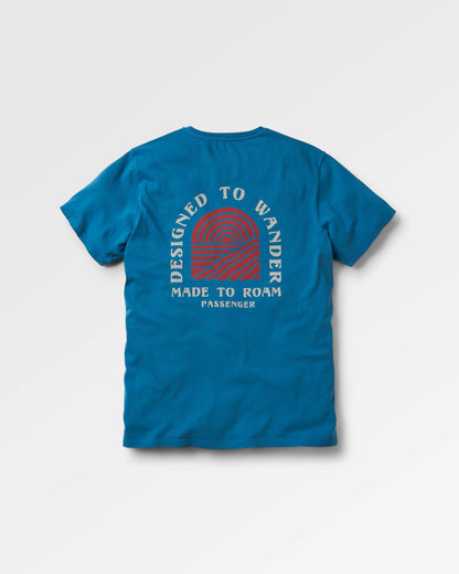 Sundown T-Shirt - Blue Steel - Flatlay