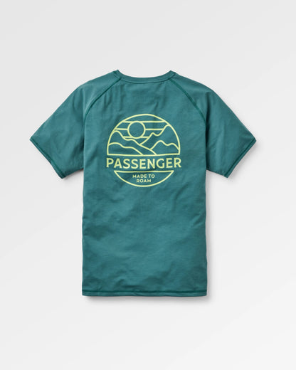 Sedona Drirelease® Active T-Shirt - Deep Ocean - Flatlay