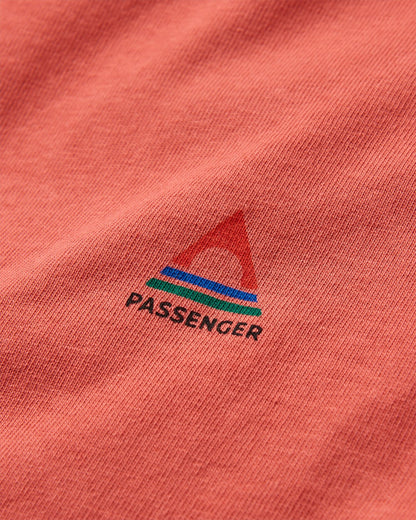 Classic LS T-Shirt - Mineral Red - Flatlay