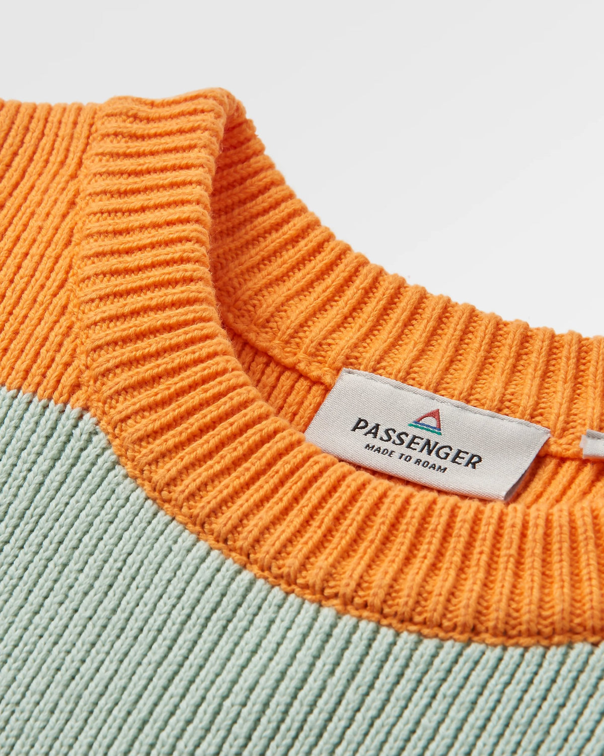 Moments Oversized Knitted Jumper - Multi Stripe - Flatlay