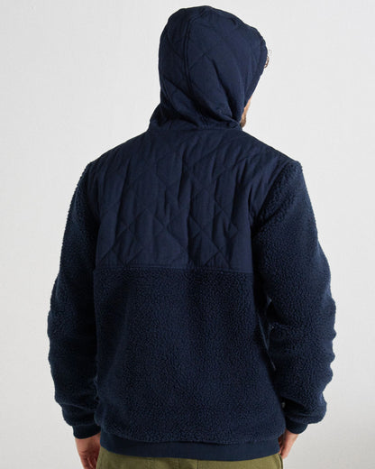 Adventure Deep-Pile Sherpa Fleece - Rich Navy - Studio Model