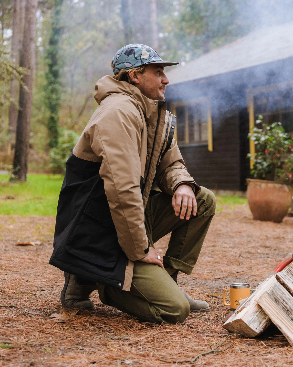 Baltic Insulated Parka - Caramel/Black - Lifestyle