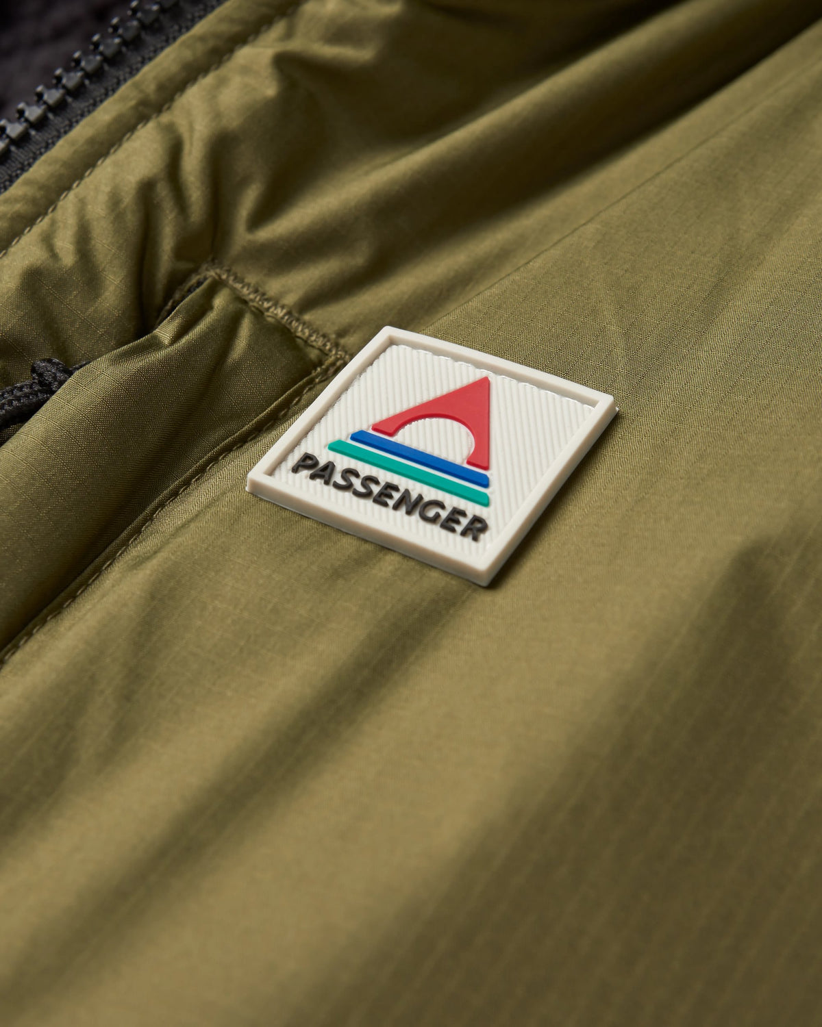 Waves Sherpa Lined Changing Robe - Khaki - Flatlay