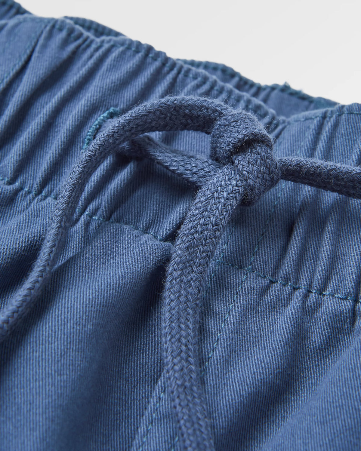Carriso Cotton Short - Dark Denim - Flatlay
