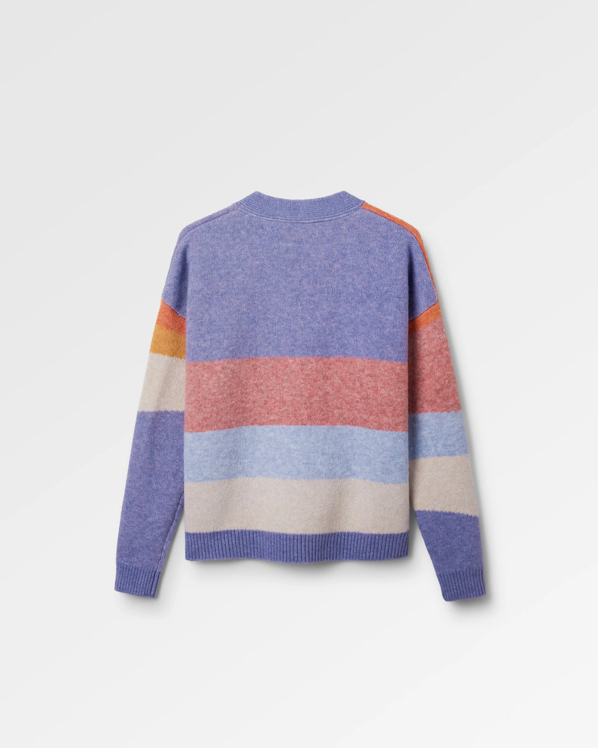 Scenic Knitted Cardigan - Scenic Sunrise Orange - Flatlay