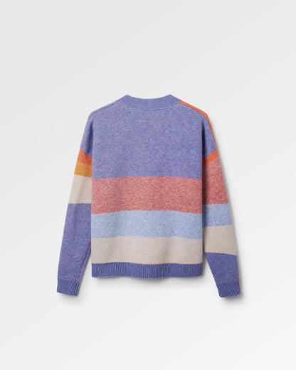 Scenic Knitted Cardigan - Scenic Sunrise Orange - Flatlay
